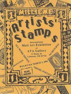-Cartão+enviado+por+AVA+Gallery+convite+para+a+exposição+Artists´Stamps+-+International+Mail+Art+Exhibition.+Lebanon+USA+1994+enviada+para+Falves+Silva+,+1a.jpg
