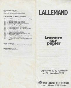 -Bernard+Lallemand+Travaux+sur+Papier+MJC+Théâtre+de+Colombes+França+Exposição+individual+e+Documentação+Postal+1978,+1a.jpg