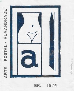 -Envelope+Arte+Postal+Almandrade+feito+por+ele+de+papel+com+sua+estampa+e+datado+1974+1a.jpg