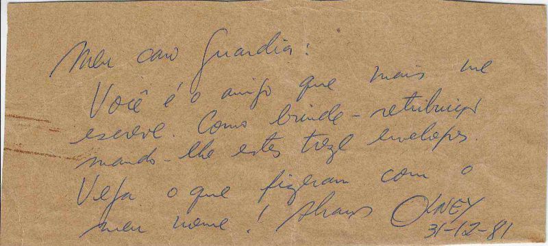 -cartão+de+Olney+Krusl+para+Luis+Guardia+Neto+com+data+de+30+de+julho+de+1981,+dizendo+que+vai+enviar+envelopes+com+o+nome+dele+escrito+errado+1a.jpg