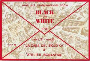 -Black+on+White+1978+mail+art+international+Show+la+Casa+del+Signo+XV+Atelier+Bonanova+Segovia+Espanha+Cartões+Convite+enviados+a+J.+Medeiros+e+a+Gastão+de+Magalhães.+1a.jpg