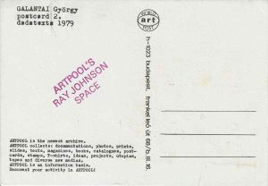-György+Galántai+Artpool+Ray+Johnson+Space+Budapest+Hungria+Cartão+Postal+mail+art+1979,+1b.jpg -György+Galántai+Artpool+Ray+Johnson+Space+Budapest+Hungria+Cartão+Postal+mail+art+1979,+1b.jpg