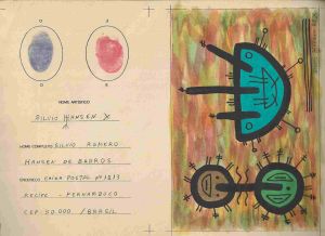 -Silvio+Hansen+,+poesia+visual+com+carimbo+de+polegar+e+pinturas+,obra+unica+de+1985.jpg