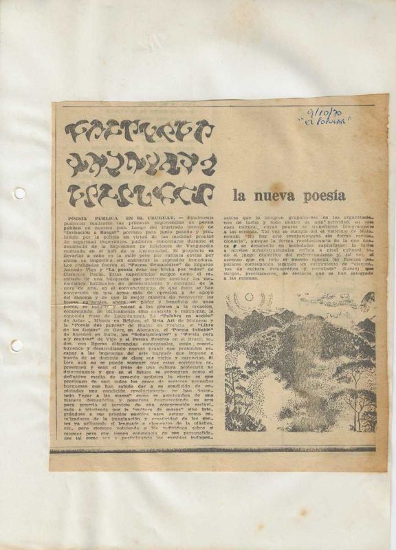 -Jornal+colado+em+folha+original+do+arquivo+poema+processo+,+El+Popular+de+9+de+Outubro+de+1970,+La+Nueva+Poesia.jpg