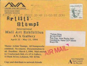 -Cartão+enviado+por+AVA+Gallery+convite+para+a+exposição+Artists´Stamps+-+International+Mail+Art+Exhibition.+Lebanon+USA+1994+enviada+para+Falves+Silva+,+1b.jpg