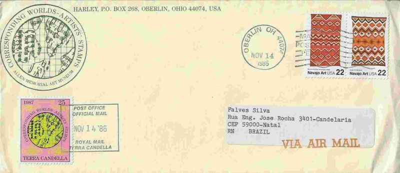 -Envelope+de+Harley+Francis+,+ohio+USA,+Corresponding+World+Artists+Stamps+,+enviado+a+Falves+Silva++com+data+de+14+de+Novembro+de+1986+1a.jpg