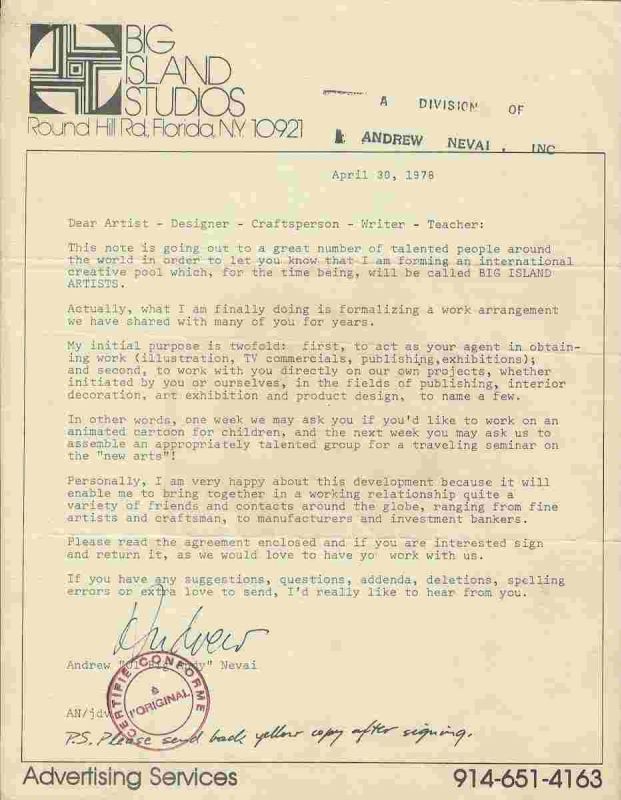 -Andrew+Nevai+,+Carta+de+Apresentação+e+contrato+de+Adesão+da+Big+Island+Artist+,+Studios,+NY+Usa+,+com+data+de+13+de+Maio+de+1978,+1a.jpg