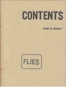 -Livro+de+Artista+de+John+M.+Bennett+,+Contents+,+Flies+,+Luna+Bisonte+Prods+1978,+1a.jpg