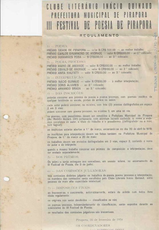 -Regulamento+III+Festival+de+Poesia+de+Pirapora+,+Jornal+tribuna+literaria+Março+de+1970,+pag+5+..jpg
