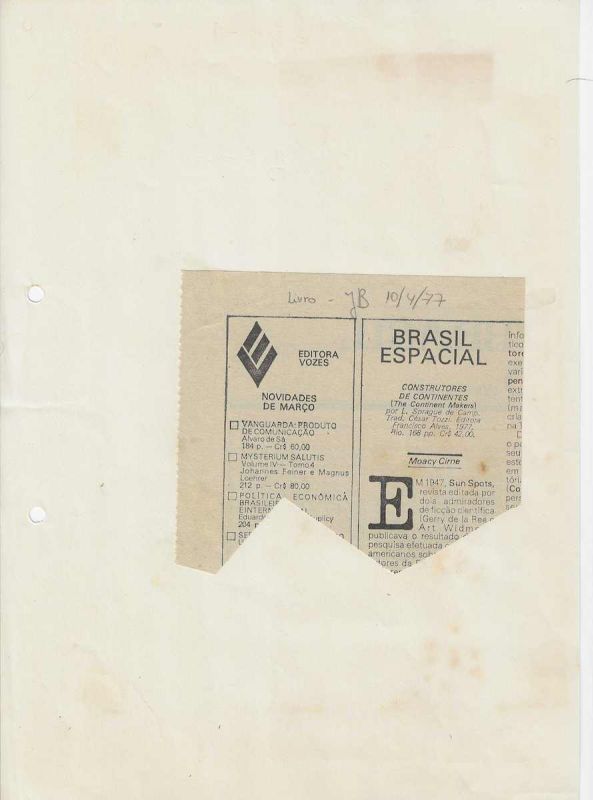-Jornal+do+Brasil++data+10+de+Abril+de+1977,+Vanguarda++Produto+de+Comunicação+,+Alvaro+de+Sá+,+Livro+,+186+páginas+60+Cruzeiros.jpg